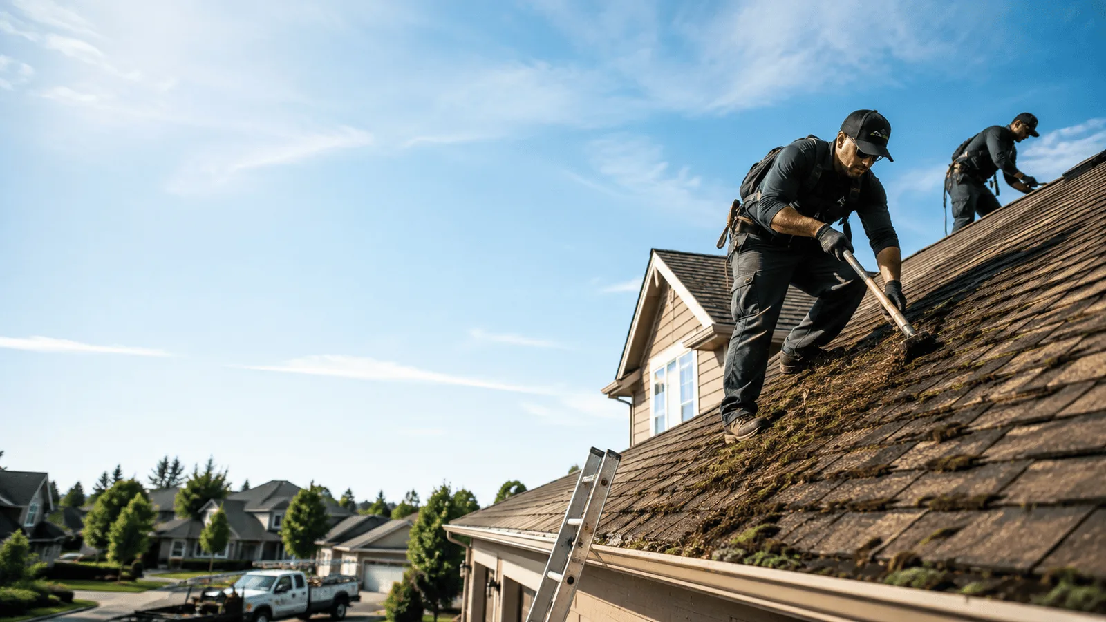 Roof Moss Removal in Russell, IL near me